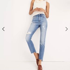 Madewell The High-Rise Slim Boyjean: Step-Hem Edition